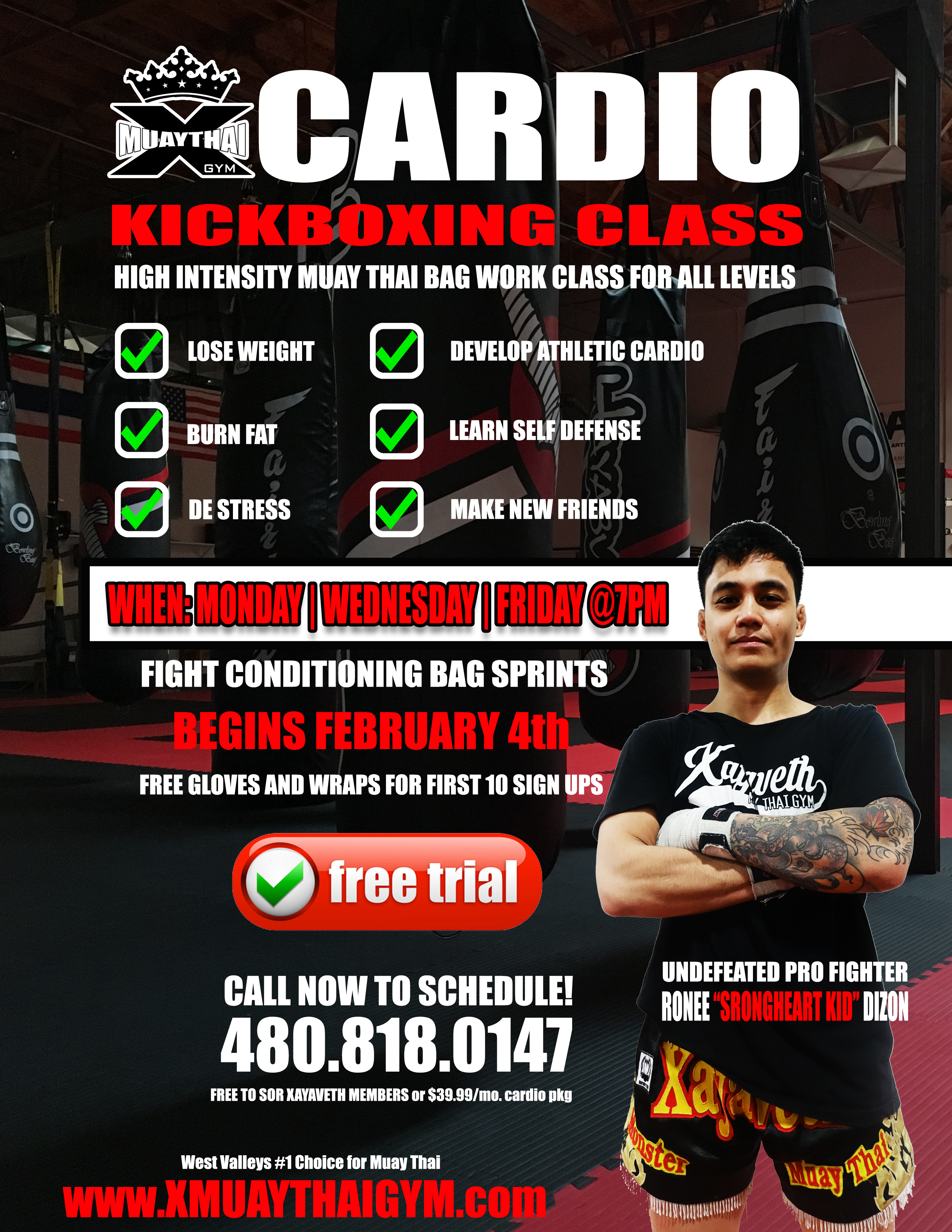 Cardio Kick Boxing Classes in Phoenix, Arizona